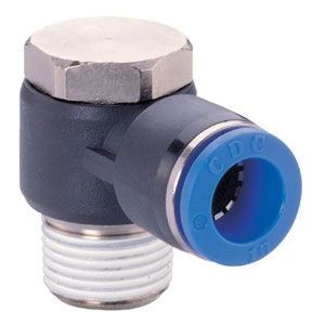 Złącze kątowe obrotowe GZ 1/8" - 6 mm RQSLV186 | Złączki Pneumatyczne