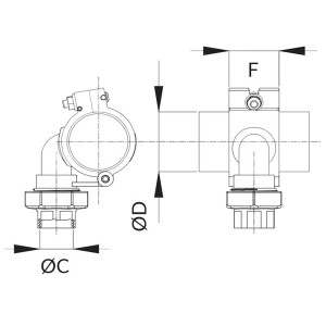 Zejście 32 mm x 1/2" - EPL | Instalacje sprężonego powietrza