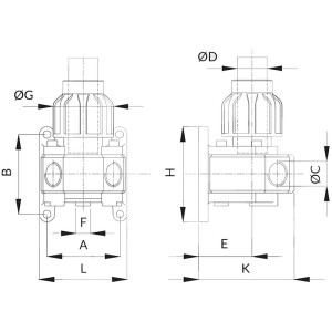 Kolektor 20 mm - 2 x 1/2" - EPL | Instalacje sprężonego powietrza