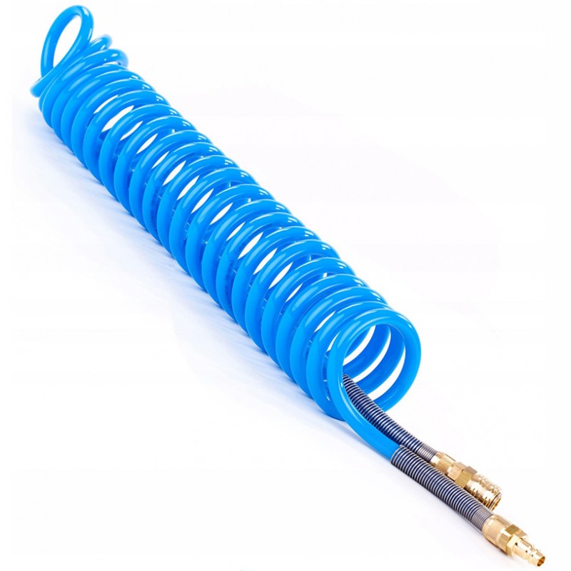 Przewód spiralny 10 x 6,5 mm - 15 m | Przewody pneumatyczne Przewód spiralny 10 x 6,5 mm - 15 m | Przewody pneumatyczne