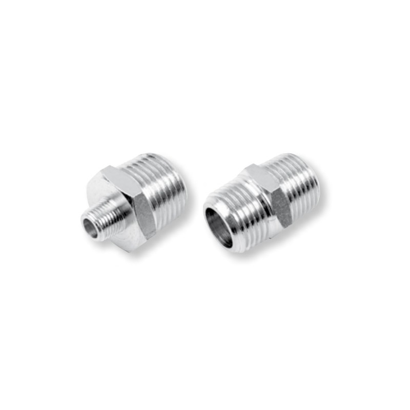 Nypel podwójny 1/8" - 3/8" łącznik GZ stożkowy | Nyple - łączniki Nypel podwójny 1/8" - 3/8" łącznik GZ stożkowy | Nyple - łączniki