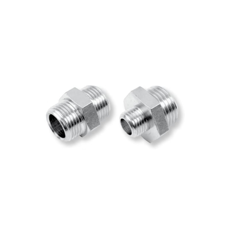 Łącznik 1/4" - 3/8" gwint zew. walcowy RQA DN1438 | Nyple - łączniki Łącznik 1/4" - 3/8" gwint zew. walcowy RQA DN1438 | Nyple - łączniki