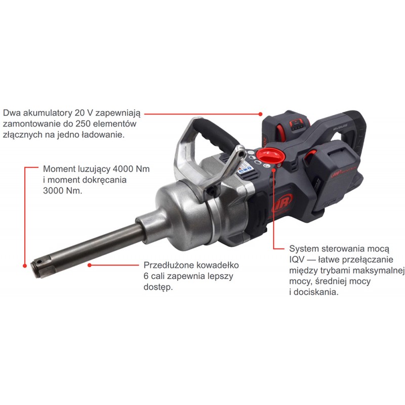 Klucz akumulatorowy Ingersoll Rand W9691 Klucz akumulatorowy Ingersoll Rand W9691