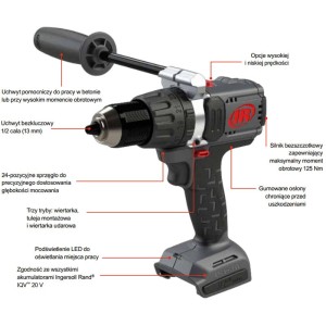 Akumulatorowa wiertarka Ingersoll Rand D5241-K22