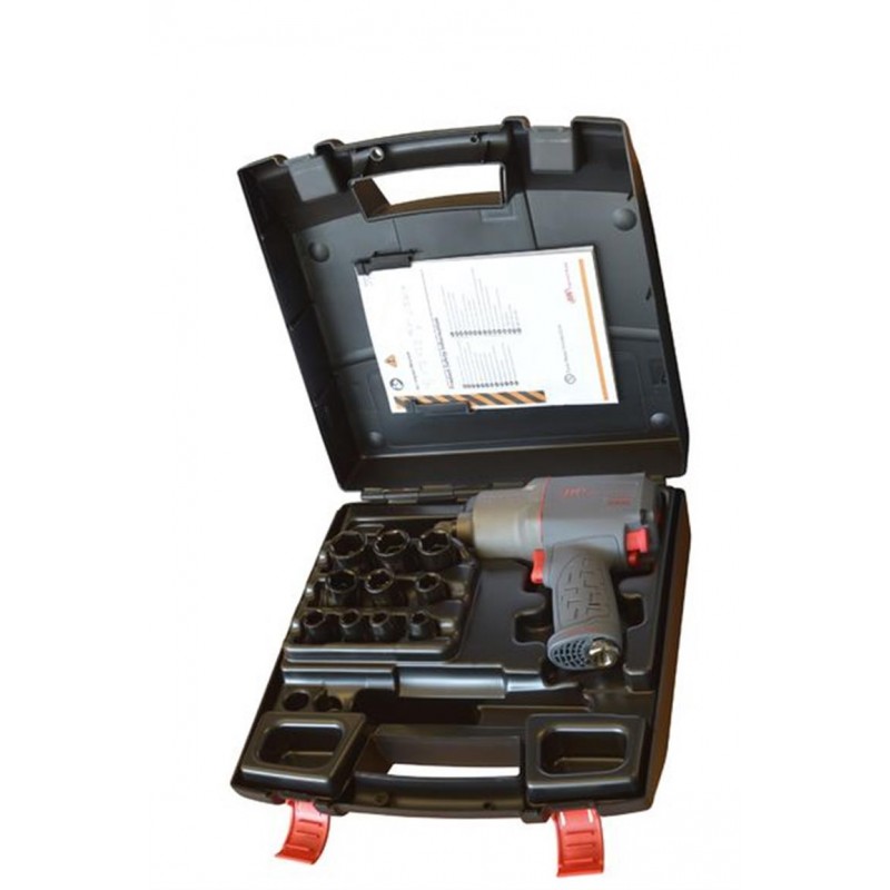 Klucz udarowy Ingersoll Rand 2235QTiMAX-10SK 1/2" z nasadkami SS4-11 Klucz udarowy Ingersoll Rand 2235QTiMAX-10SK 1/2" z nasadkami SS4-11